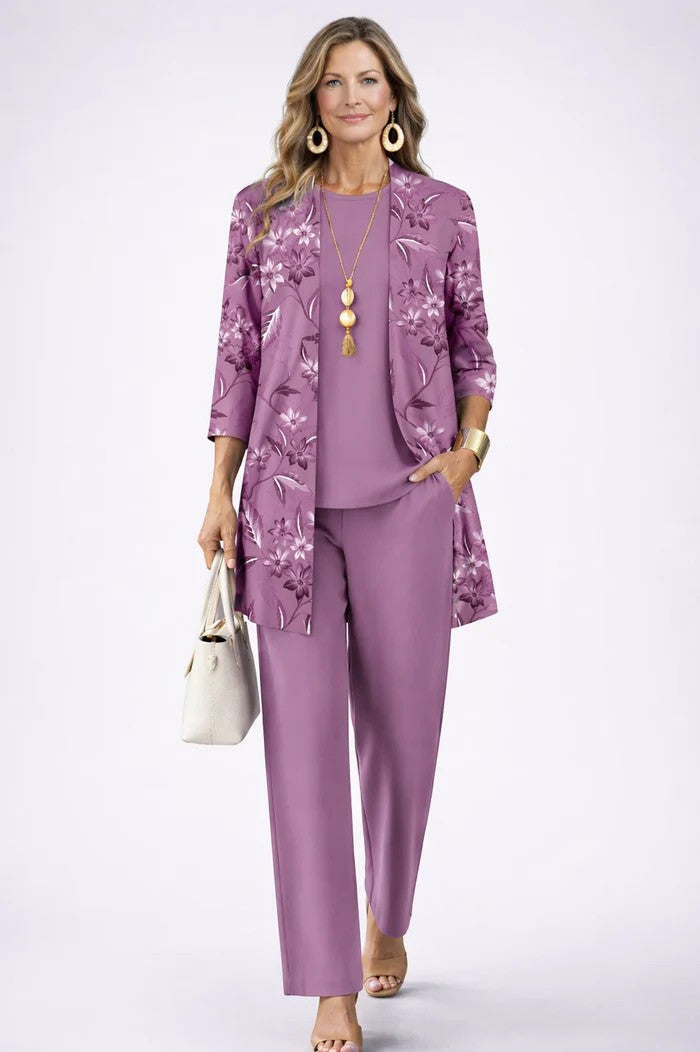 Jenilyn | Conjunto de tres piezas Classic Elegance