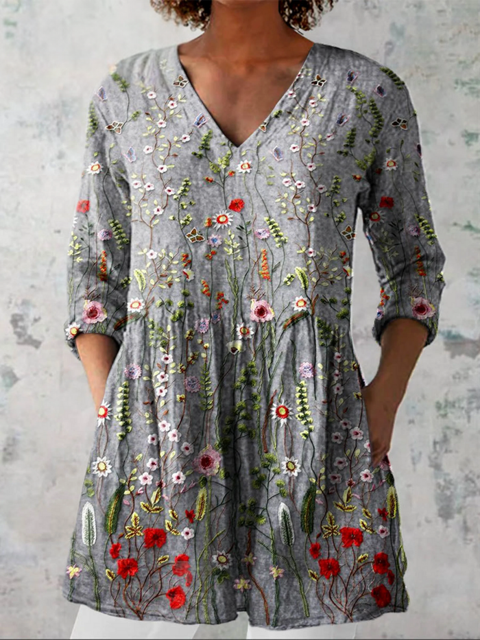Sloane | Blusa amplia con diseño llamativo