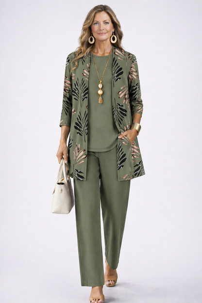 Jenilyn | Conjunto de tres piezas Classic Elegance