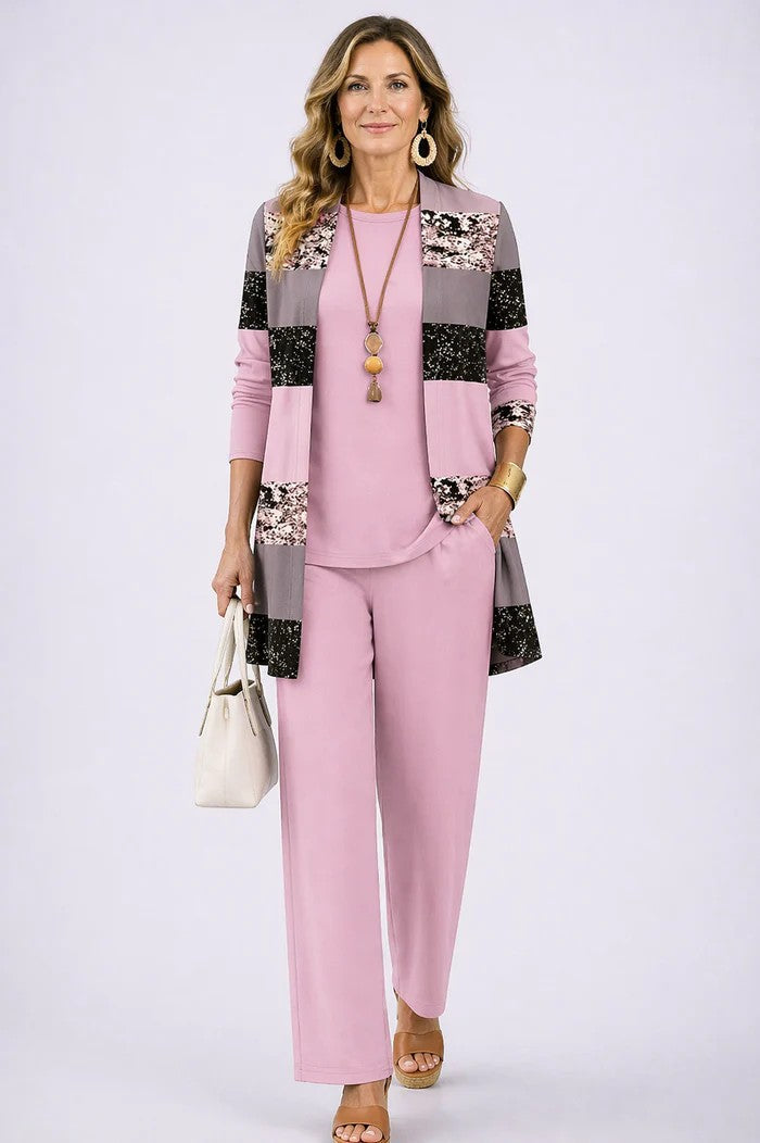 Jenilyn | Conjunto de tres piezas Classic Elegance
