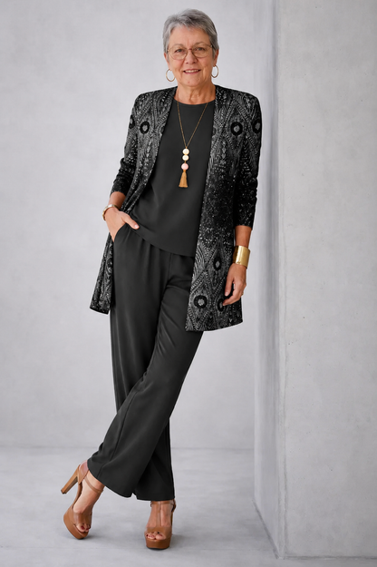 Hailey | Conjunto de tres piezas Classic Elegance