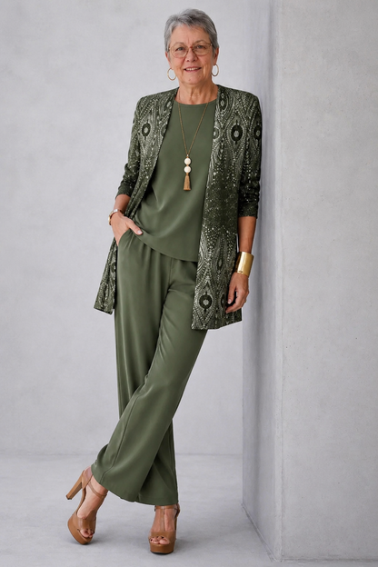 Hanna | Conjunto de tres piezas Classic Elegance
