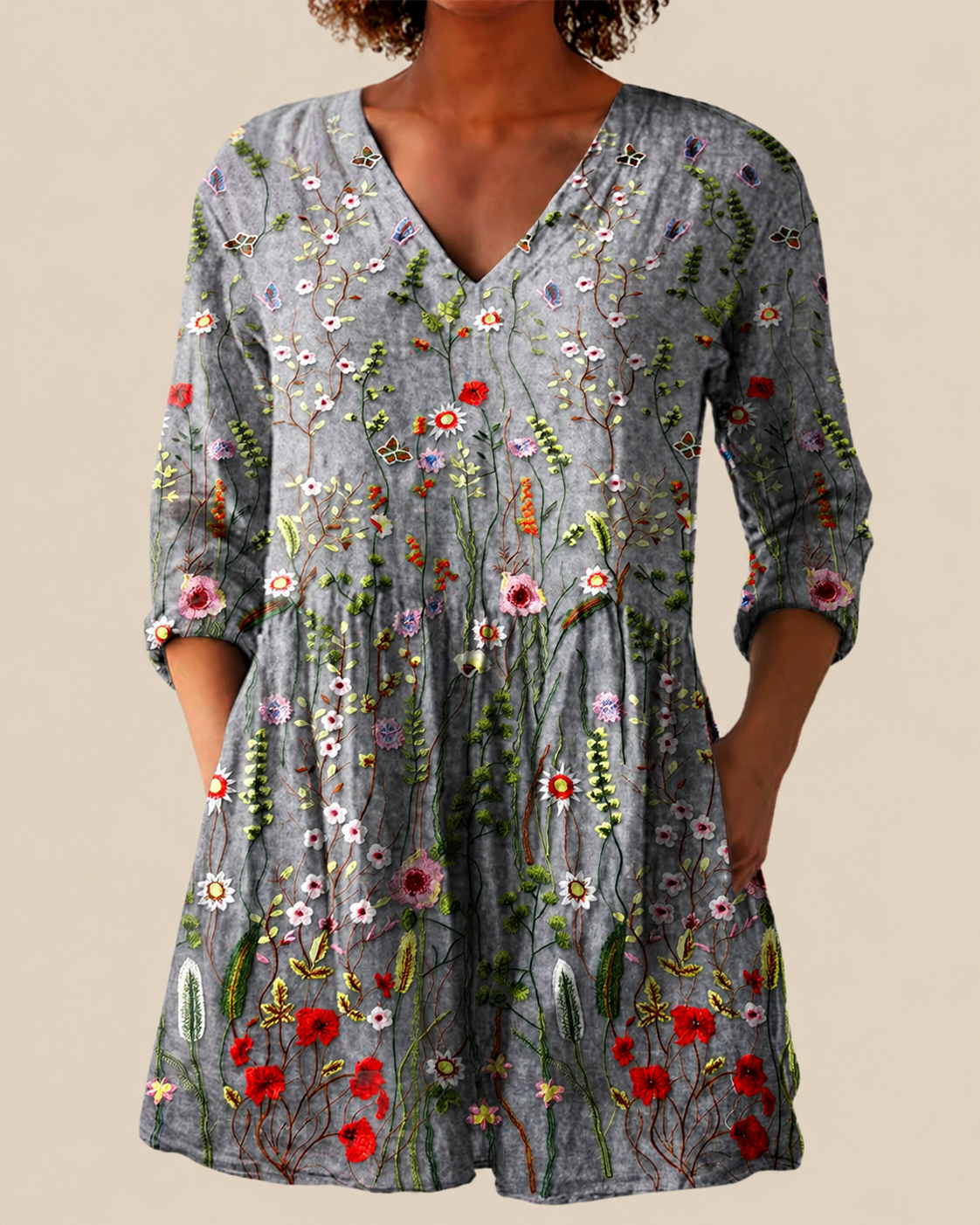 Sloane | Blusa amplia con diseño llamativo