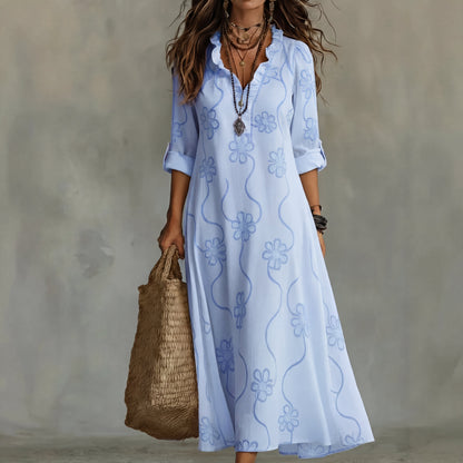 ROSA VESTIDO FLORAL ELEGANTE