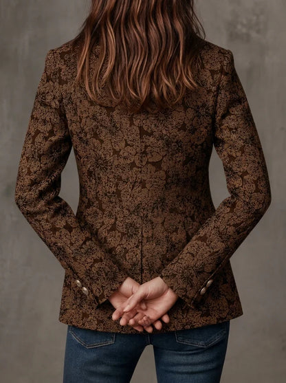 Antonia | Blazer de jacquard con motivo paisley