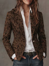 Antonia | Blazer de jacquard con motivo paisley