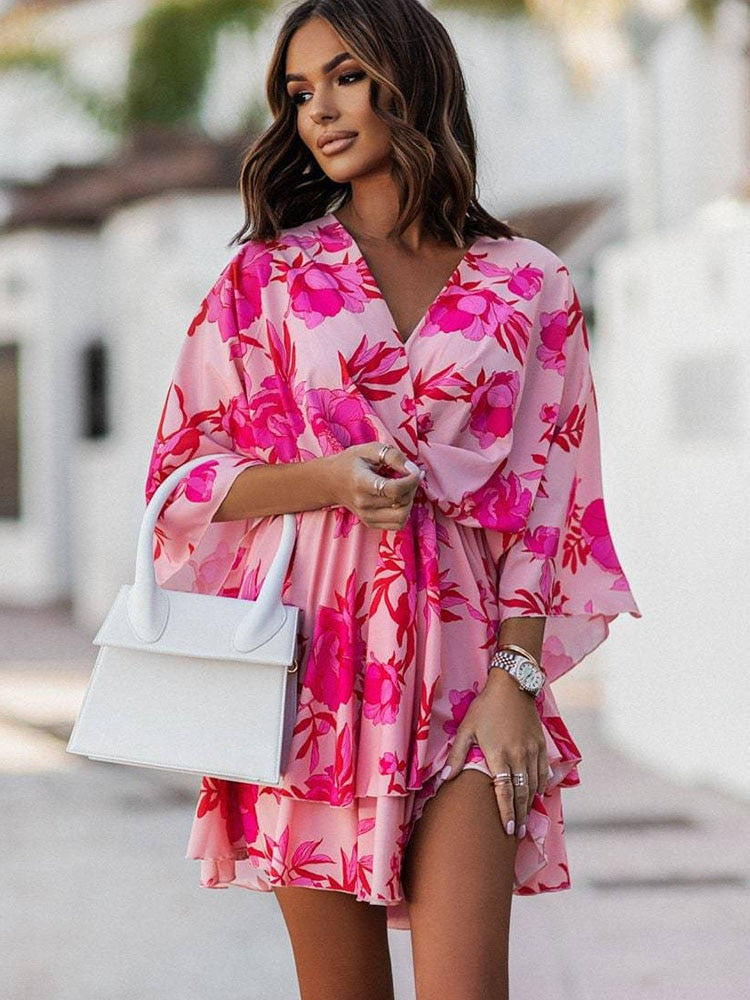 VESTIDO MINI BOHO