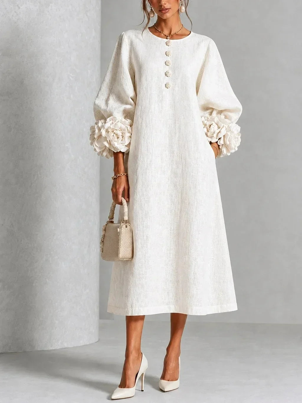 ROSI | VESTIDO FLORAL MIDI