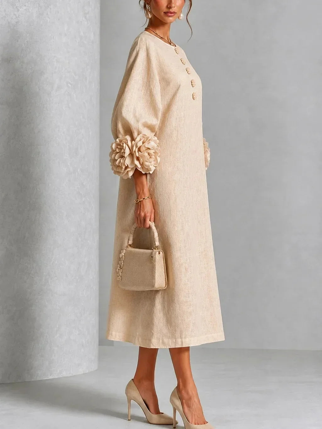 ROSI | VESTIDO FLORAL MIDI