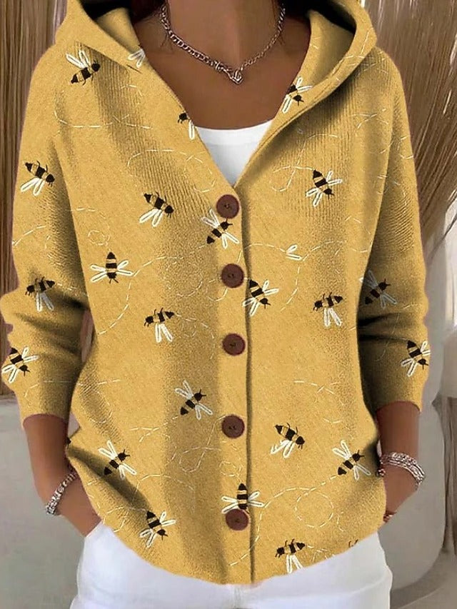 Candela | Chaqueta de punto con capucha