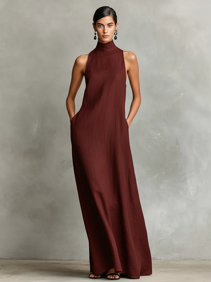 Caterina | Vestido largo minimalista