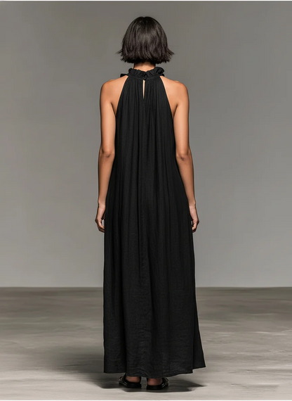 Lua | Vestido maxi con bolsillos