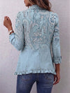 Asunción | Chaqueta cachemira vintage con volantes