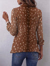 Felisa | Chaqueta estampado animal con volantes