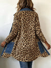 Nieves | Chaqueta larga de leopardo con vaquero